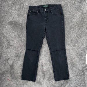 Ralph Lauren Black Denim Jeans Women’s Sz 10